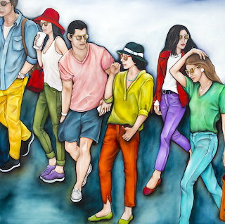 Fashionable People Painting