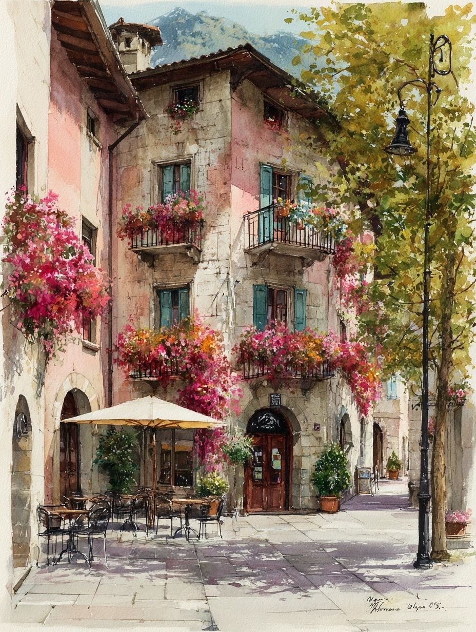 Italian Village Street Cafe
