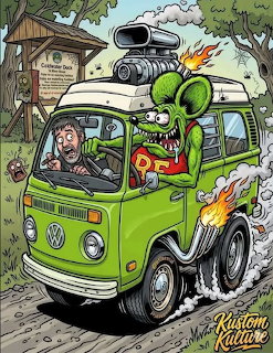 Rat Fink VW Van