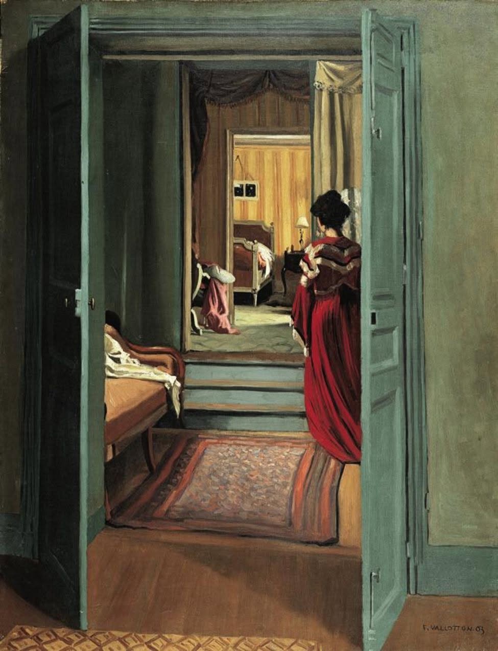 Vallotton Interior with Woman