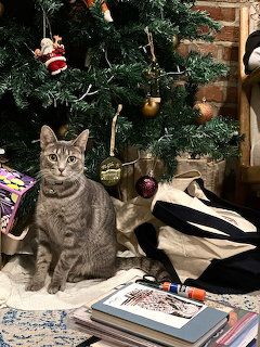 Tabby Cat Christmas Tree