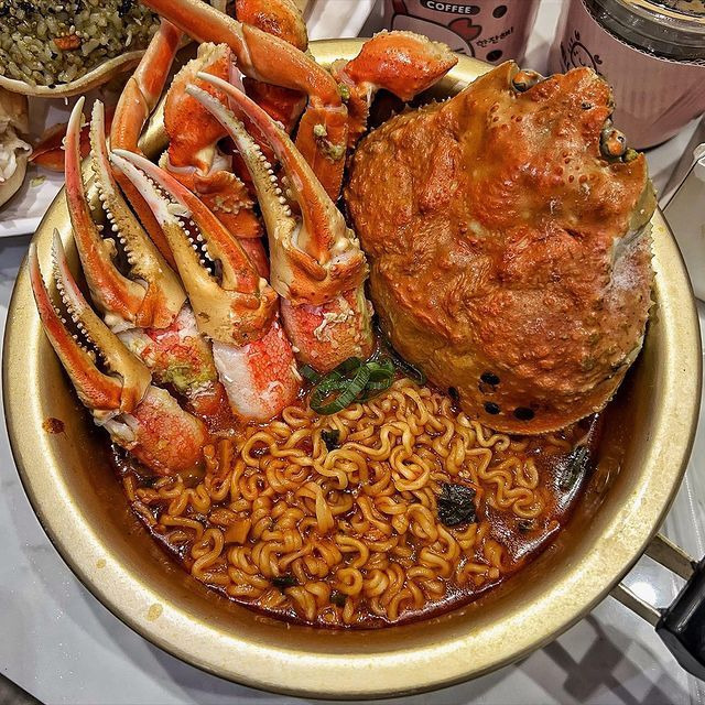 Crab Legs and Instant Noodles