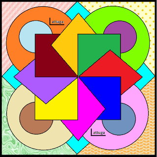 Colorful Geometric Shapes Abstract