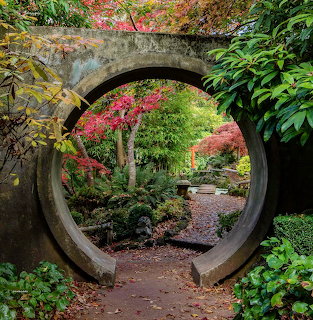 Japanese Garden Autumn Arch