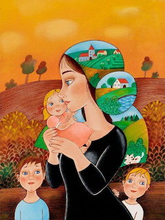 Mother with Children