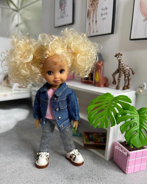 Blonde Curly Hair Doll