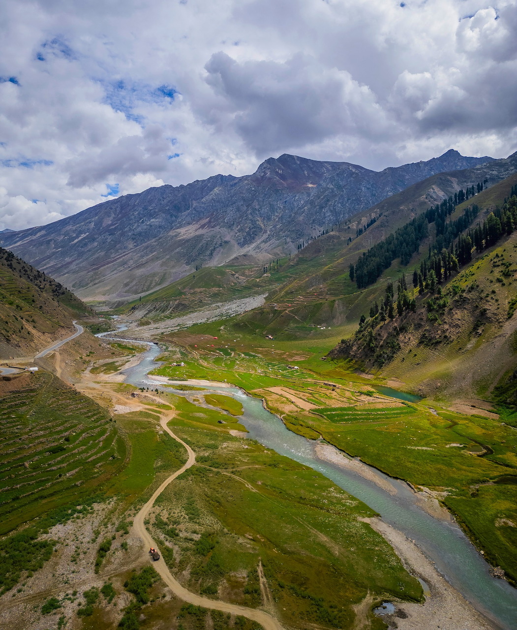Kunhar River Valley Landscape