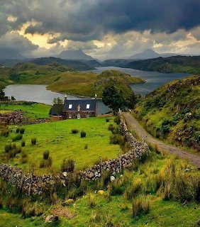 Irish Cottage Landscape