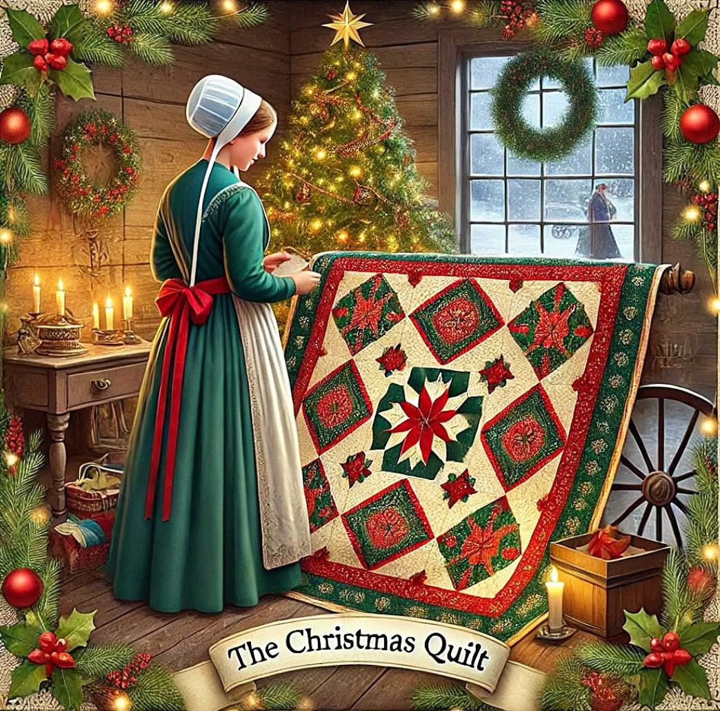 Christmas Quilt Woman