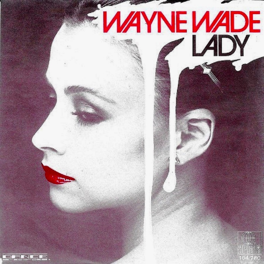 Wayne Wade Lady album cover with dramatic monochrome portrait and red lips