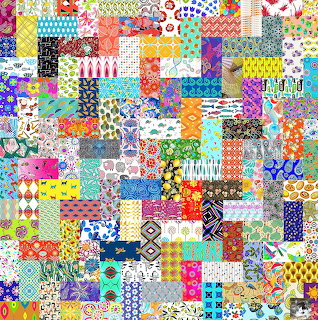 Colorful Patchwork Quilt Pattern