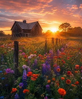 Sunrise at the Farm
