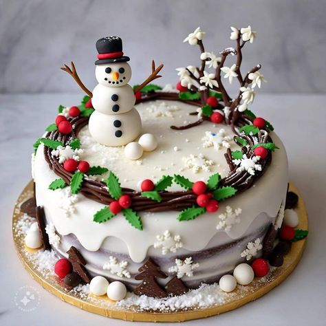 Decorated Layer Cake