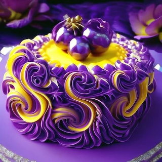 Purple Yellow Cake