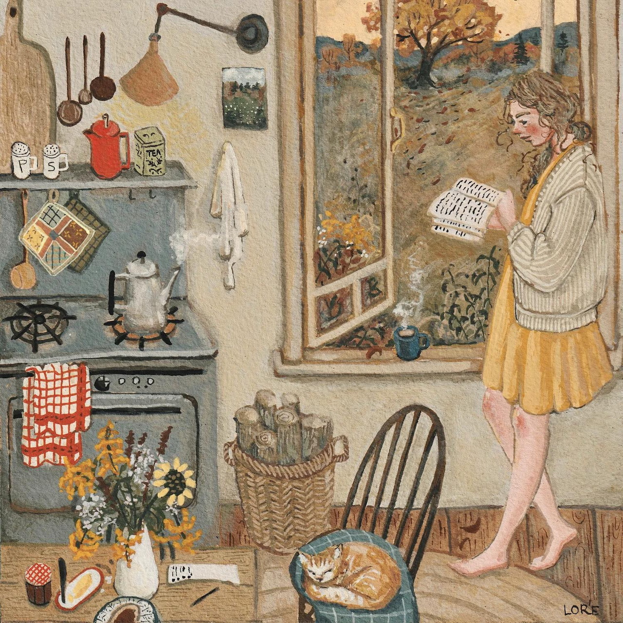Cozy Cottage Kitchen Interior