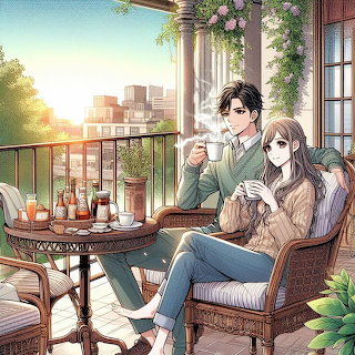 Couple on Balcony