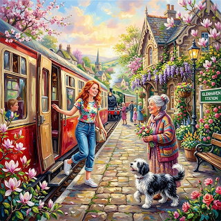 Village Train Station Reunion