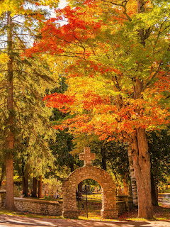 Mackinac Island Autumn Cemetery