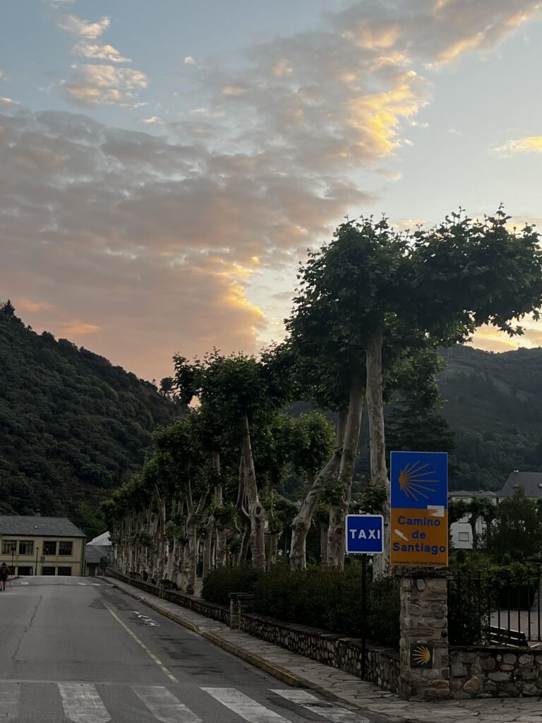 Camino de Santiago Road Sign