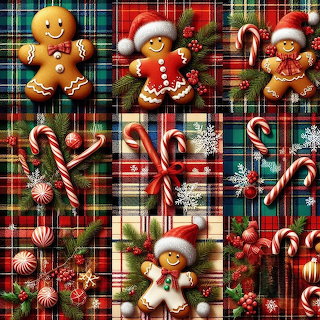 Gingerbread Men & Candy Canes