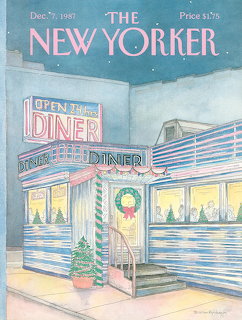 New Yorker Diner Christmas