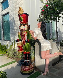 Woman with Giant Nutcracker
