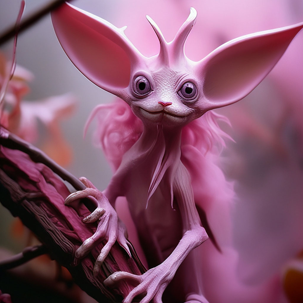 Pink Fantasy Creature