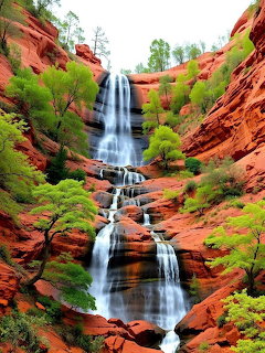 Red Rock Waterfall