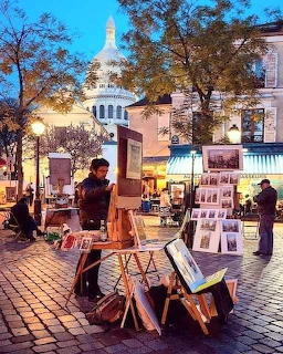 Montmartre Paris Evening