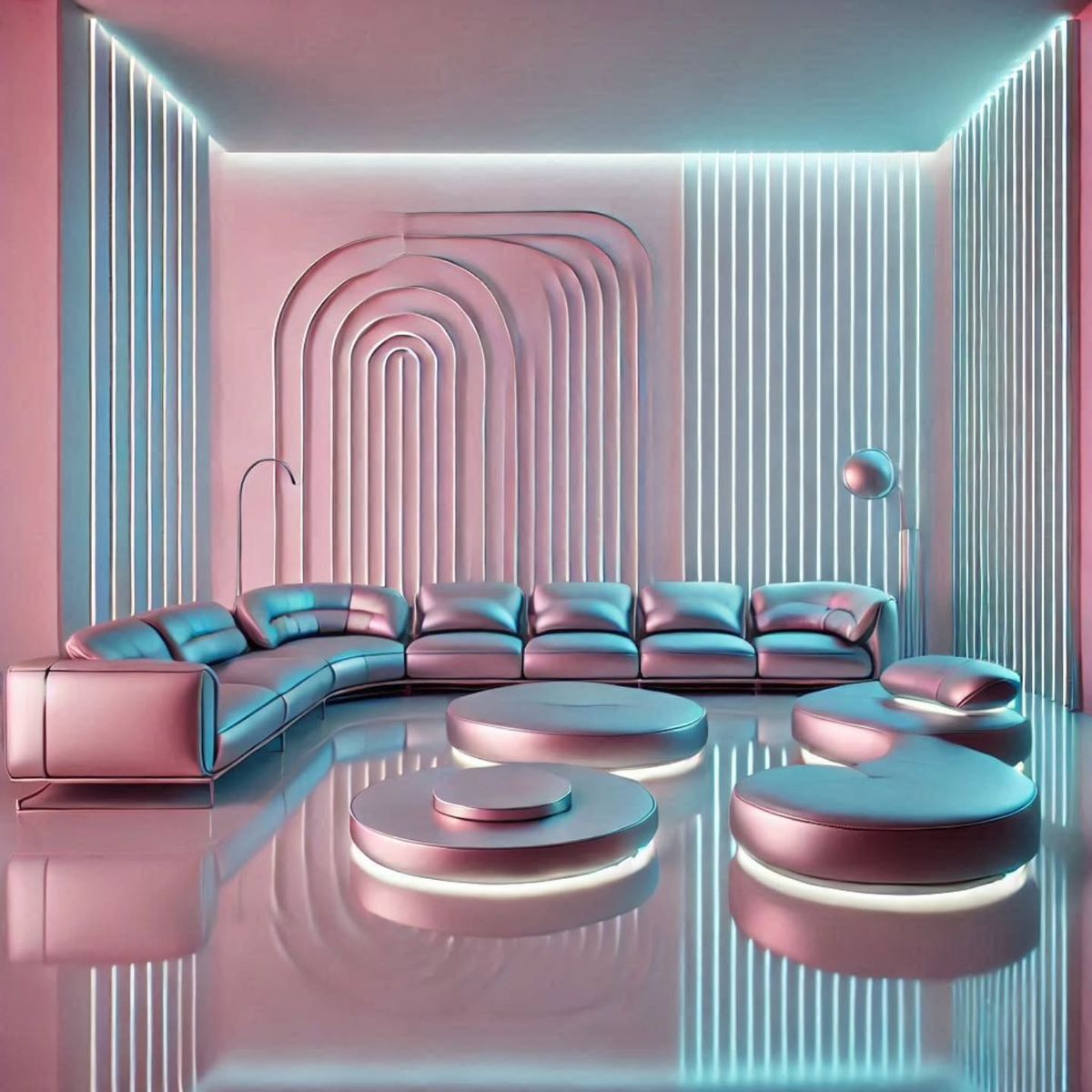 Neon Living Room