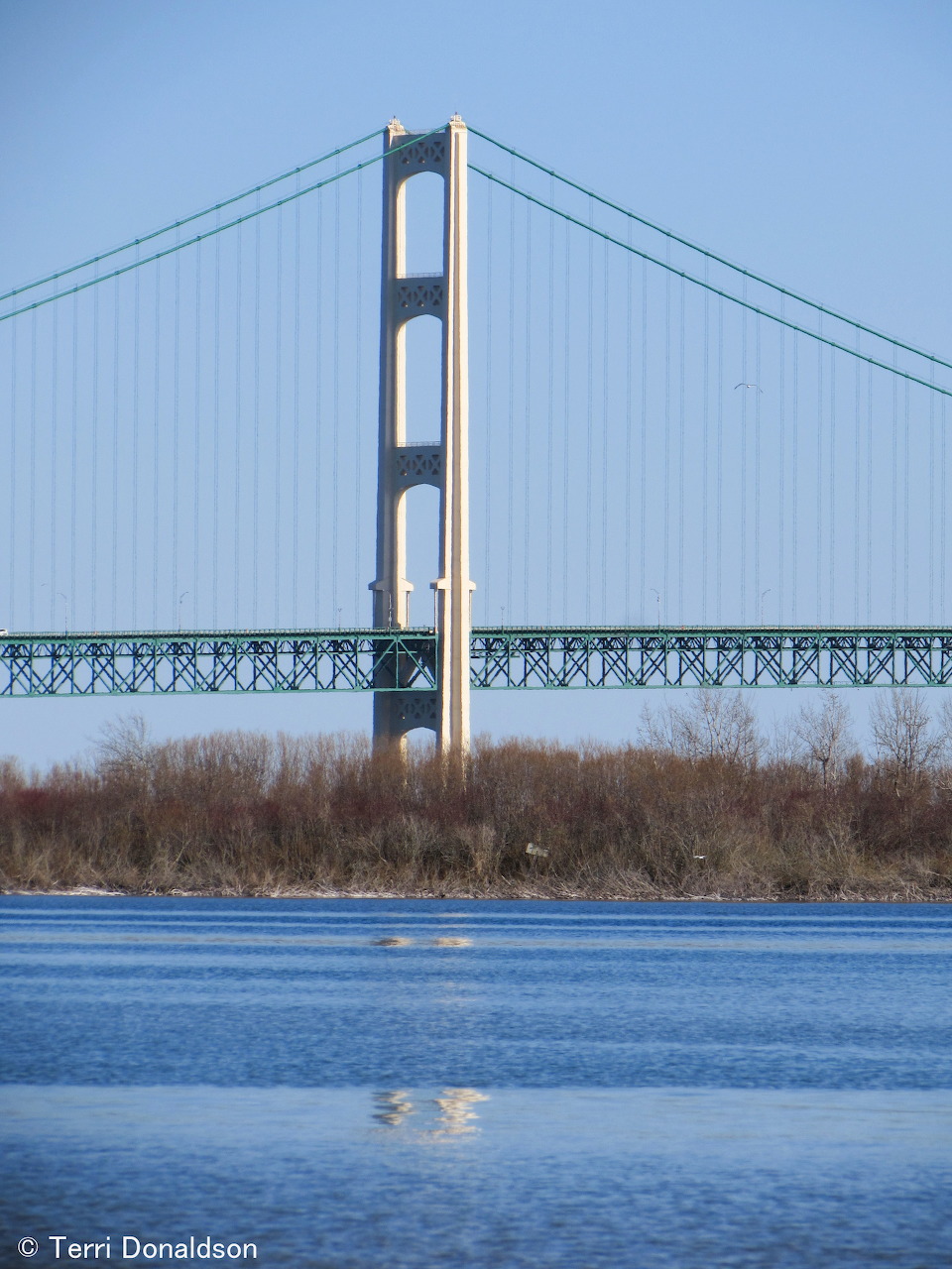 Mackinac Bridge Winter
