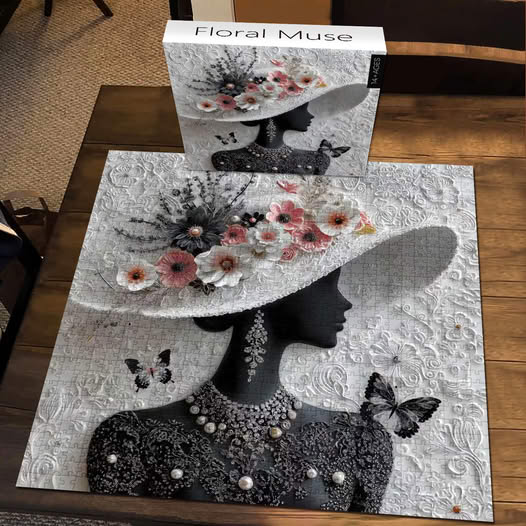 Floral Hat Woman