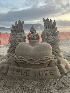 True Love Sand Sculpture