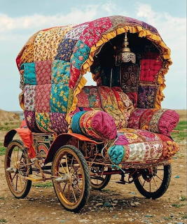 Colorful Gypsy Wagon