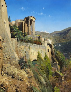 Villa Gregoriana Tivoli Painting