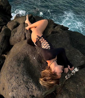 Olivia Ponton on Rocks