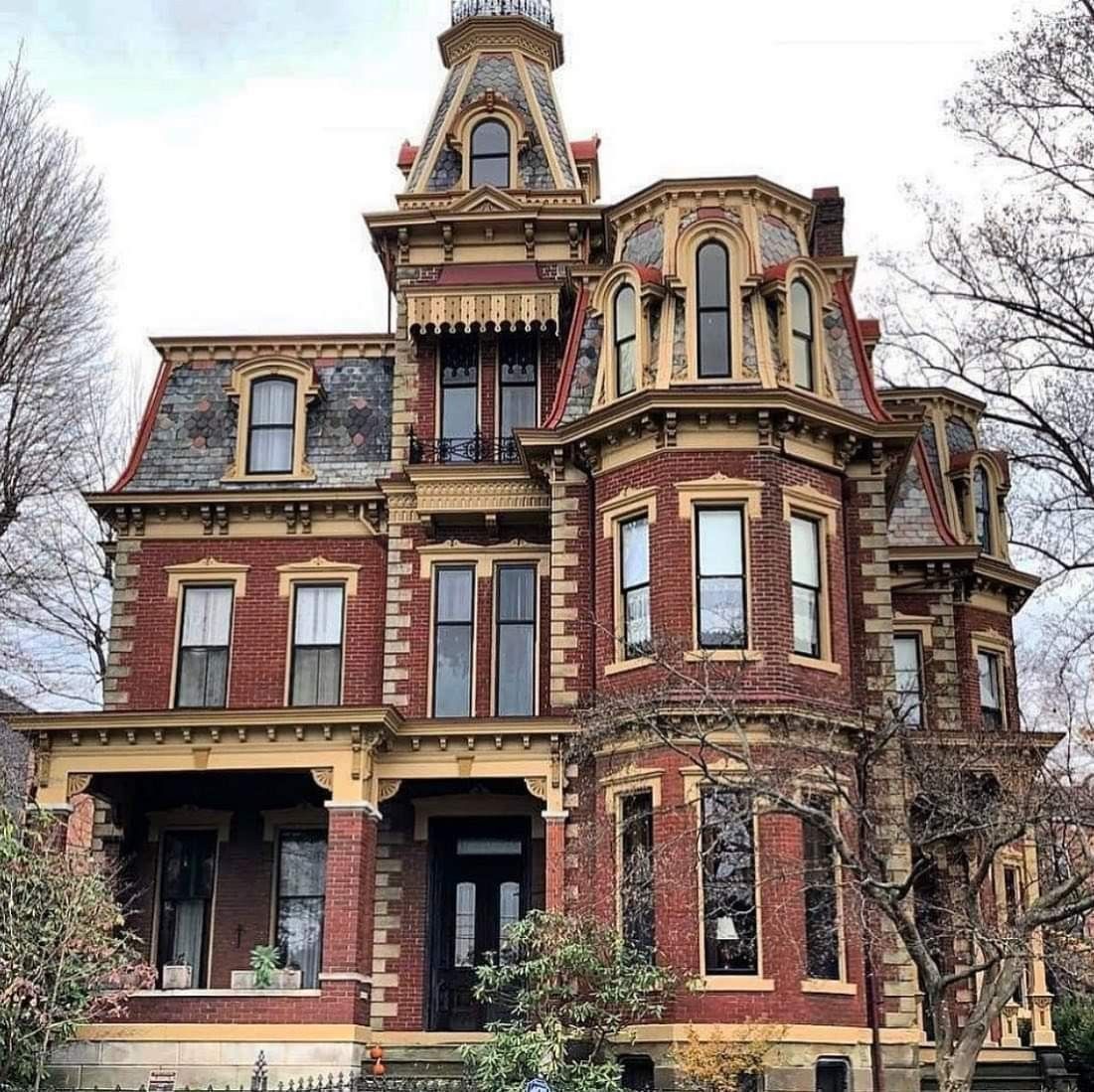 Victorian Mansion with Tower