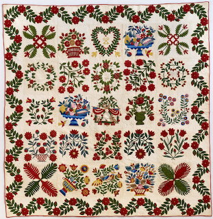 Floral Folk Art Quilt
