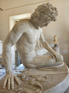 Marble Seated Statue