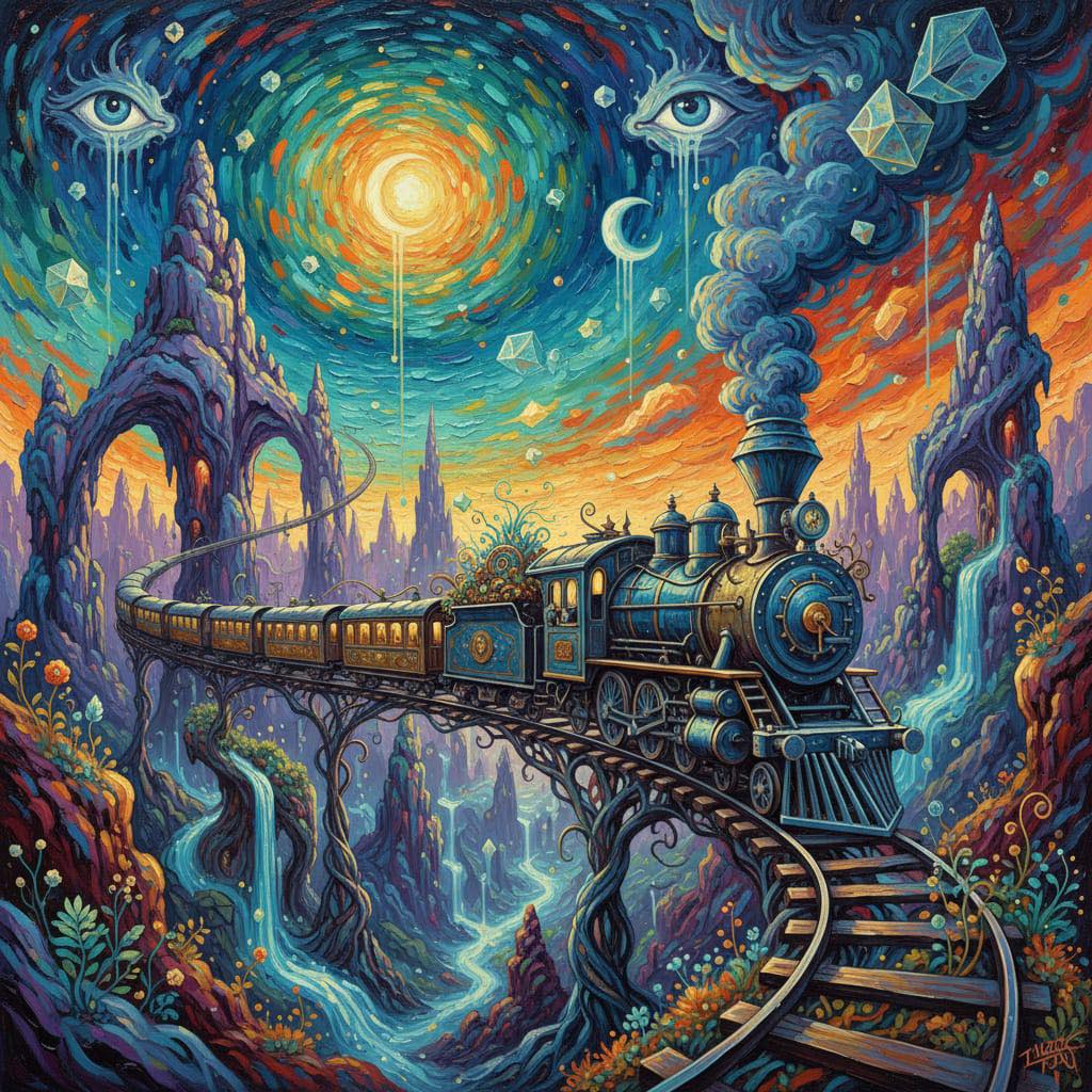 Steam Train Fantasy Night