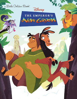 The Emperor's New Groove Disney movie poster with characters in tropical jungle scene