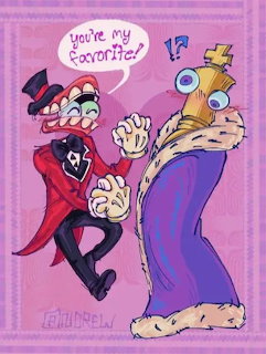 Royalteeth cartoon character with large expressive teeth