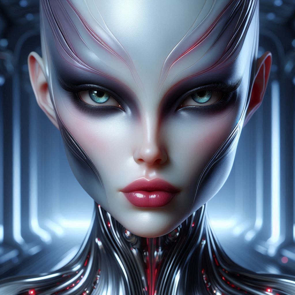 Beautiful Alien Portrait