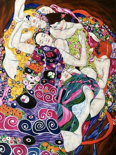 Klimt-Style Virgin Painting
