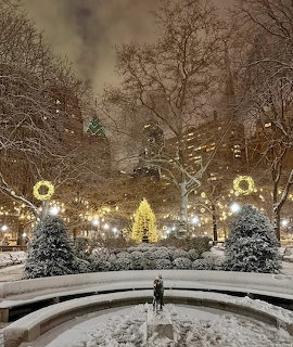 Rittenhouse Park Winter Night