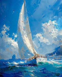 Sailboat at Sea