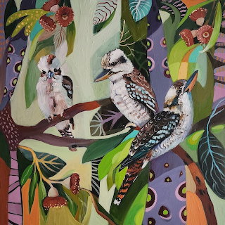Kookaburra Bird Painting