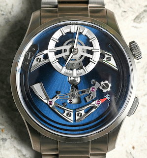 Christopher Ward C1 Bel Canto wristwatch with chiming complication and leather strap