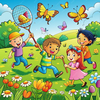Spring Butterfly Chase