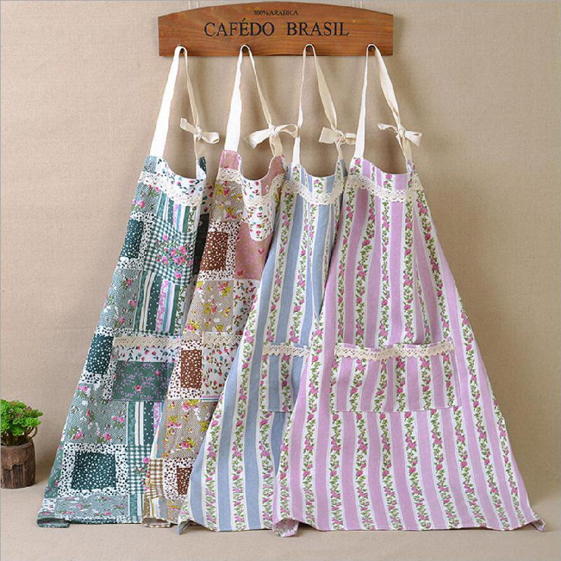 Floral Kitchen Aprons Display